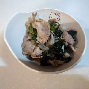 疲れてへとへとでもすぐ作れる⭐豚肉とほうれん草炒め